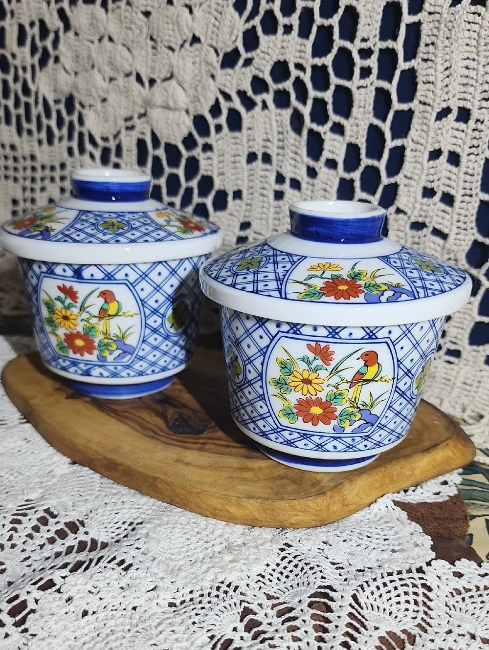 🟡 2 For $25 🟡 Pair of Chawanmushi Lidded Cup Set